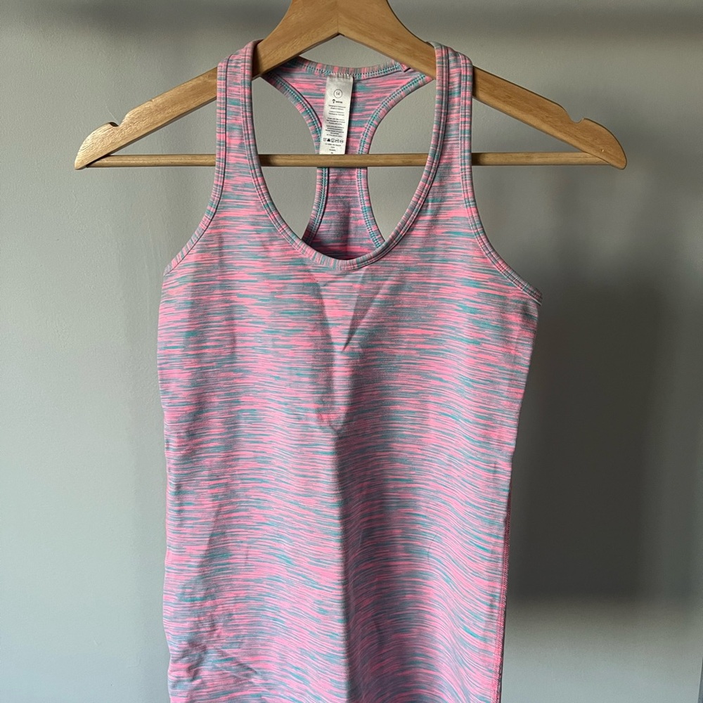 Ivivva Pink and Blue Tank Top